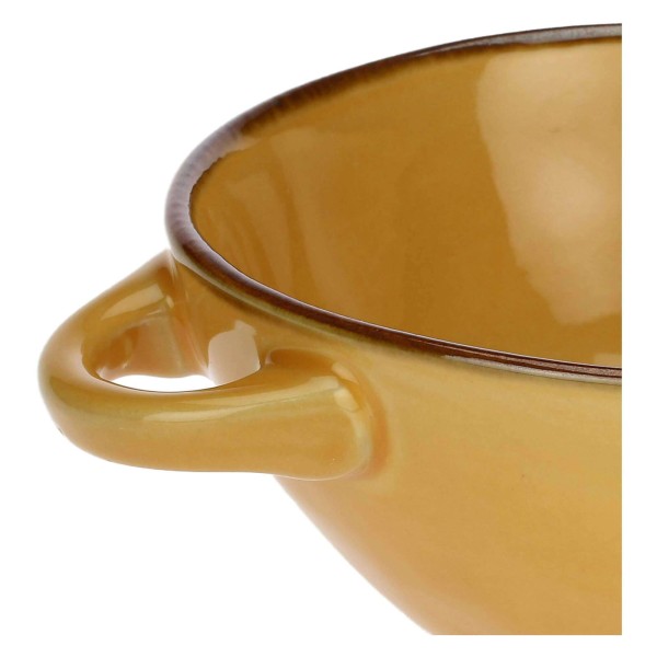 Zestaw misek do zupy Rose&Tulipani CONCERTO OCRA (4 szt., 600 ml)