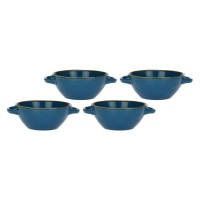 ROSE&TULIPANI CONCERTO BLU AVIO Набір 4 супових миски 2H 600 мл