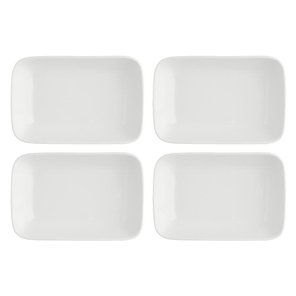 Zestaw misek La Porcellana Bianca ESSENZIALE NEW AGE (4 szt., 22×15 cm)