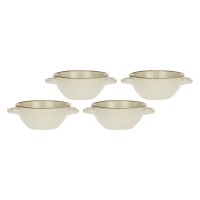 ROSE&TULIPANI CONCERTO AVORIO Набір 4 миски для супу 600 мл