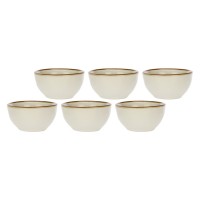 Zestaw miseczek Rose&Tulipani CONCERTO AVORIO (6 szt., 7 cm)