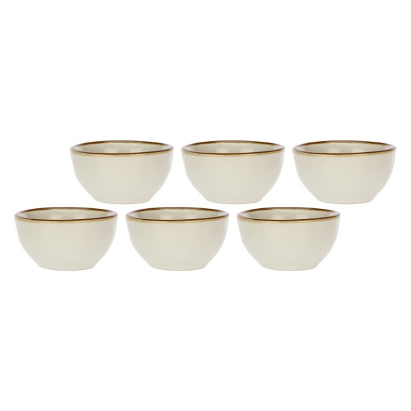 ROSE&TULIPANI CONCERTO AVORIO Набір з 6 круглих мисок 7 см