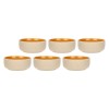 ROSE&TULIPANI ARPEGGIO Набір 6 помаранчевих мисок 14,5 см