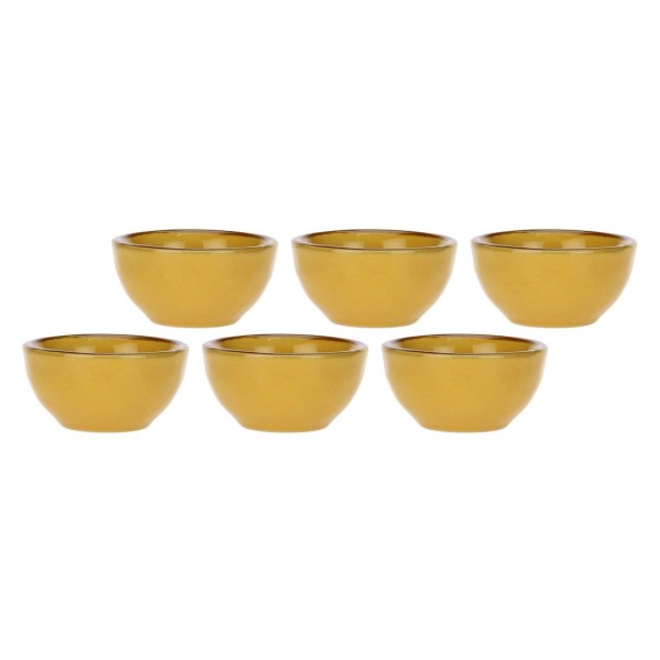 Zestaw miseczek Rose&Tulipani CONCERTO OCRA (6 szt., 7 cm)