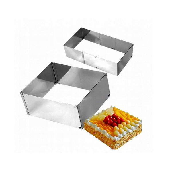 РЕГУЛЬОВАНА ФОРМА ДЛЯ ТОРТА 15-27 x 8 см BRUNBESTE BB-3141