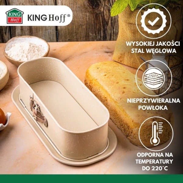 ХЛІБОПЕКАРСЬКА ФОРМУВАЛЬНА МАШИНА 34,5x15,5 см KINGHOFF KH-1976