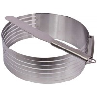 Regulowana tortownica z nożem do krojenia biszkoptu Brunbeste 1161 (średnica regulowana)