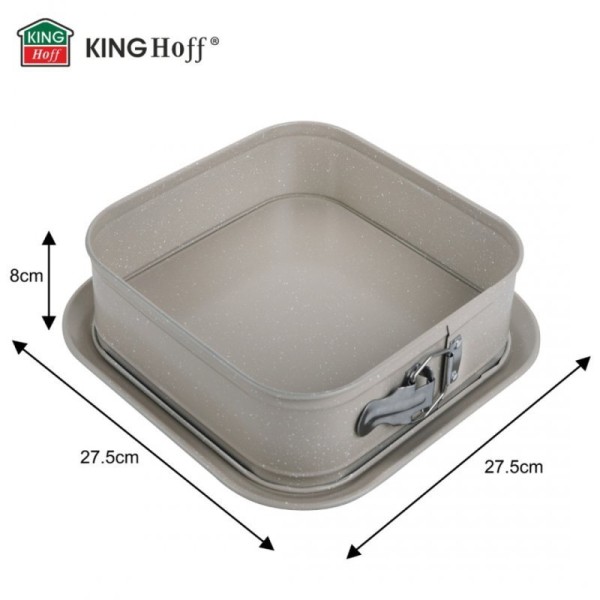 Tortownica kwadratowa rozpinana Kinghoff KH-1977 (27,5x27,5 cm)