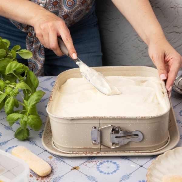 Tortownica kwadratowa rozpinana Kinghoff KH-1977 (27,5x27,5 cm)