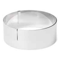 Regulowana obręcz do ciasta Patisse 13-31cm (stal nierdzewna)