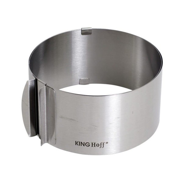 Obręcz do tortów Kinghoff KH-4614 (regulowana 16–30 cm)