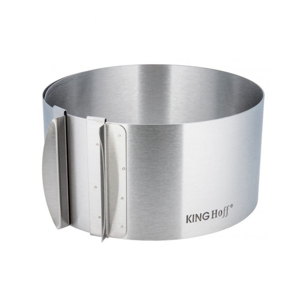 Obręcz do tortów Kinghoff KH-4614 (regulowana 16–30 cm)