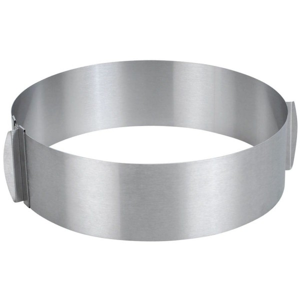 Obręcz do tortów Kinghoff KH-4614 (regulowana 16–30 cm)