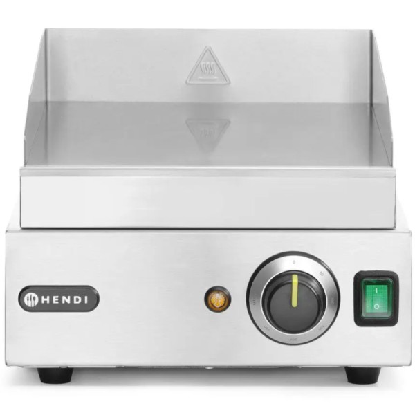 Гладка нагрівальна пластина гриля Profi Line для безперервної роботи 2000 Вт - Hendi 203125