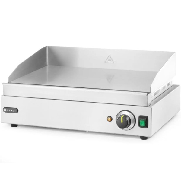 Гладка нагрівальна пластина гриля Profi Line для безперервної роботи 2400 Вт - Hendi 203149