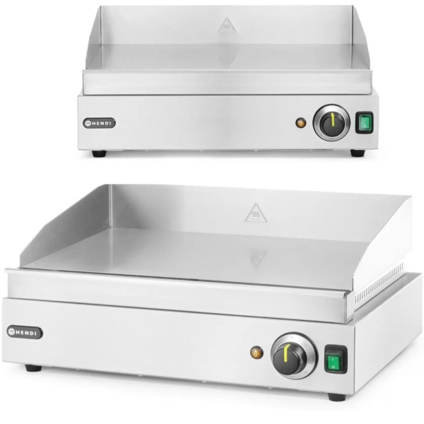 Гладка нагрівальна пластина гриля Profi Line для безперервної роботи 2400 Вт - Hendi 203149