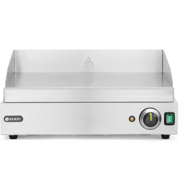 Гладка нагрівальна пластина гриля Profi Line для безперервної роботи 2400 Вт - Hendi 203149