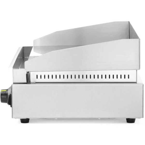 Подвійна нагрівальна плита-гриль Profi Line з гладкими рифленнями для безперервної роботи 3500 Вт - Hendi 203163