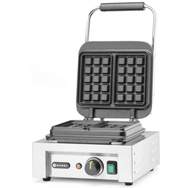 Професійна вафельниця, велика решітка, 2 брюссельські вафлі, 2200 Вт