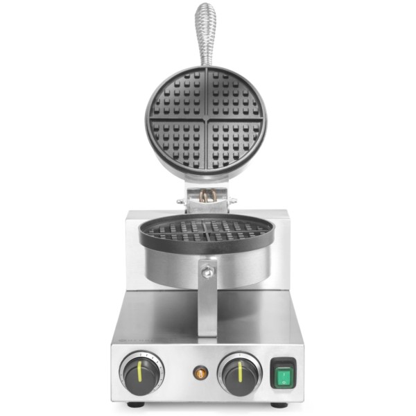 Gofrownica pojedyncza do gofrów belgijskich Hendi 212172 (średnica 190 mm)