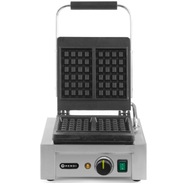 Професійна вафельниця для 2 прямокутних вафель 1,5 кВт - Hendi 212103