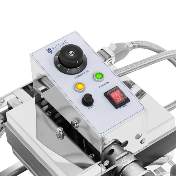 Gofrownica obrotowa Royal Catering 2 x 1000 W (2x1000 W)