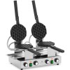 Gofrownica bąbelkowa podwójna Royal Catering TEFLON (2 x 1400 W)