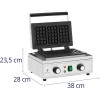 Gofrownica do gofrów belgijskich Royal Catering TEFLON (3 sztuki)