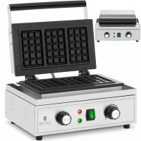 Gofrownica do gofrów belgijskich Royal Catering TEFLON (3 sztuki)