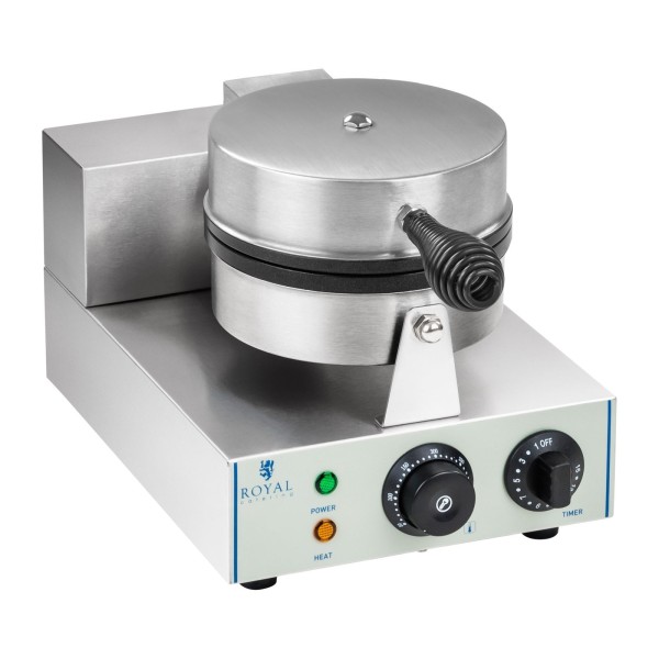 Gofrownica pojedyncza Royal Catering TEFLON (średnica 18,5 cm)