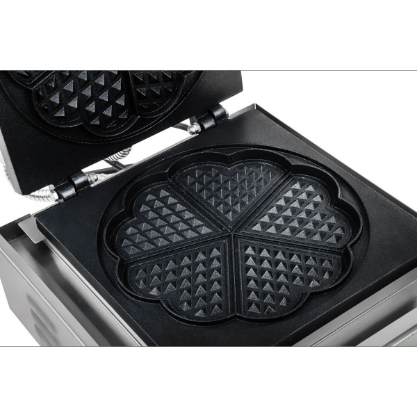 Gofrownica do gofrów okrągłych Royal Catering rozeta (śr. 21 cm)