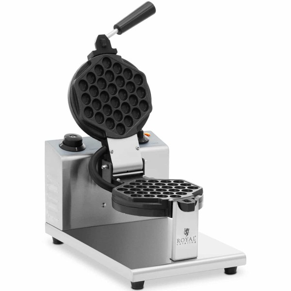 Gofrownica bąbelkowa Royal Catering 1200 W (średnica 17 cm)