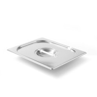 Сталева кришка для GN Kitchen Line з вирізом для ополоника GN 1/4 - Hendi 806951