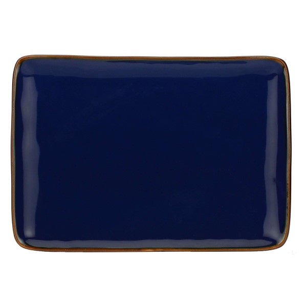 Zestaw tac serwisowych Rose&Tulipani CONCERTO BLU COBALTO (2 szt., 27×19 cm)