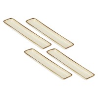 zestaw tac serwisowych Rose&Tulipani CONCERTO AVORIO (4 szt., 32 x 8 cm)