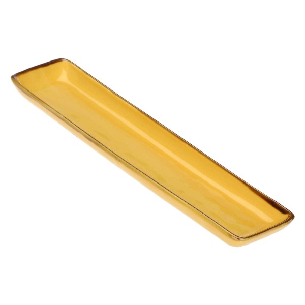 ROSE&TULIPANI CONCERTO OCRA Набір з 4 прямокутних підносів 32 х 8 см