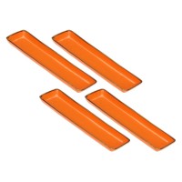 Zestaw tac serwisowych Rose&Tulipani CONCERTO ARANCIONE (4 szt., 32×8 cm)