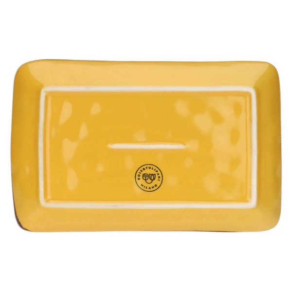 ROSE&TULIPANI CONCERTO OCRA Набір з 4 прямокутних підносів 20 x 13 см