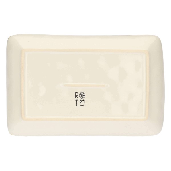 Zestaw tac serwisowych Rose&Tulipani CONCERTO AVORIO (4 szt., 20 x 13 cm)