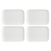 Zestaw tac serwisowych La Porcellana Bianca ESSENZIALE NEW AGE (4 szt., 30×22 cm)