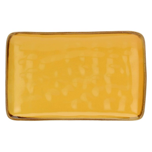 Zestaw tac serwisowych Rose&Tulipani CONCERTO OCRA (2 szt., 27×19 cm)