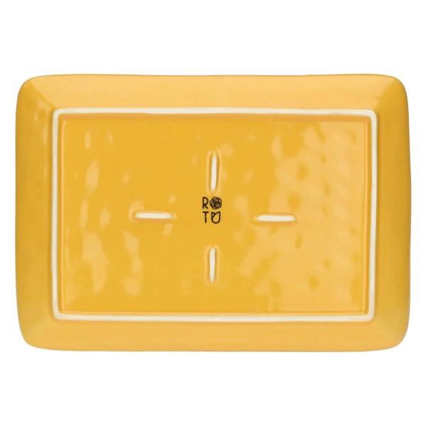 Zestaw tac serwisowych Rose&Tulipani CONCERTO OCRA (2 szt., 27×19 cm)