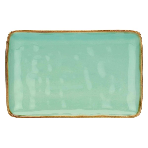 ROSE&TULIPANI CONCERTO VERDE ACQUA Набір з 2 прямокутних підносів 27 x 19 см