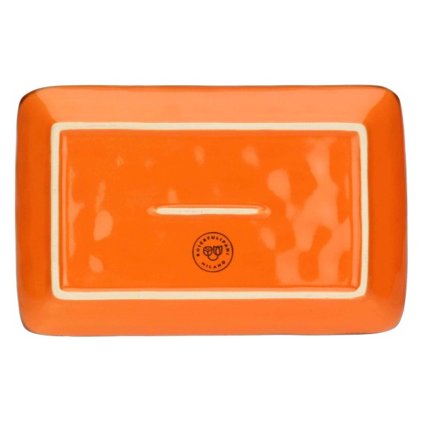 Zestaw tac serwisowych Rose&Tulipani CONCERTO ARANCIONE (4 szt., 20×13 cm)