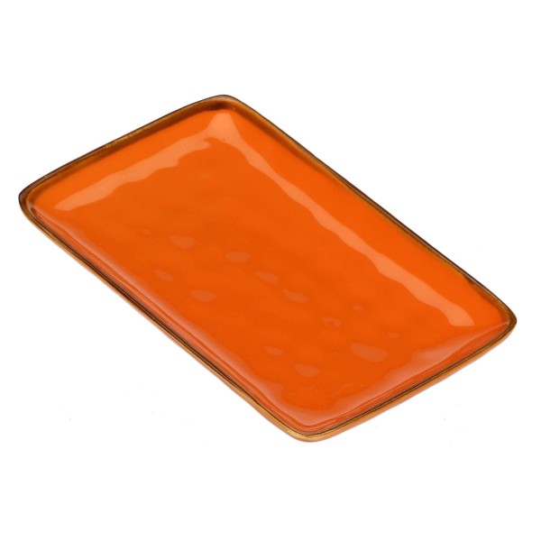 Zestaw tac serwisowych Rose&Tulipani CONCERTO ARANCIONE (4 szt., 20×13 cm)