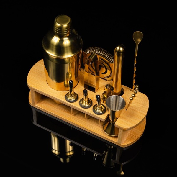 БАРНИЙ НАБІР 16 ПРЕДМЕТІВ ШЕЙКЕР KLAUSBERG KB-7583 ЗОЛОТИЙ