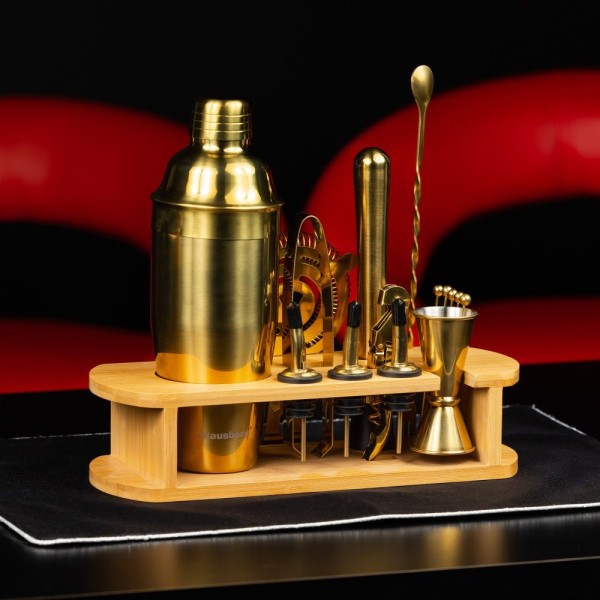 БАРНИЙ НАБІР 16 ПРЕДМЕТІВ ШЕЙКЕР KLAUSBERG KB-7583 ЗОЛОТИЙ