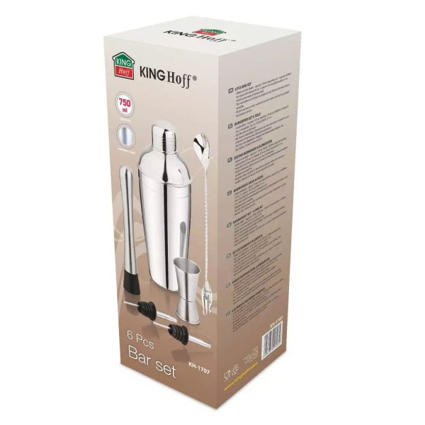 Zestaw barmański do koktajli Kinghoff KH-1707 (6 el.)