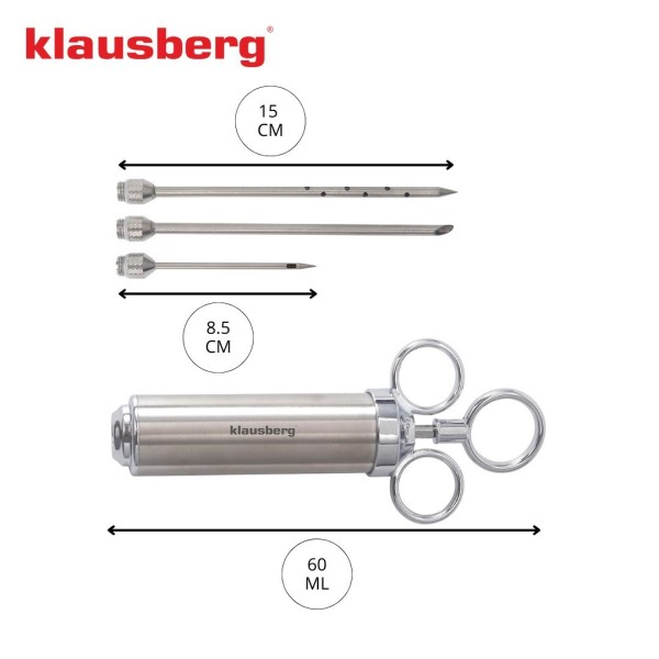 Strzykawka do marynowania mięsa Klausberg KB-7842 (60 ml)