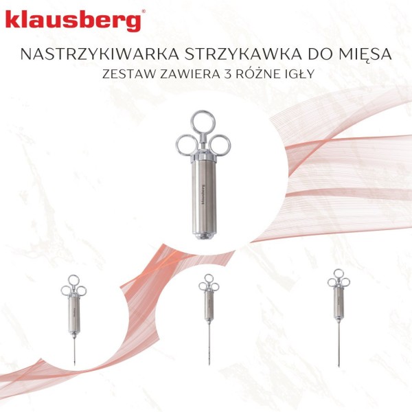 Strzykawka do marynowania mięsa Klausberg KB-7842 (60 ml)